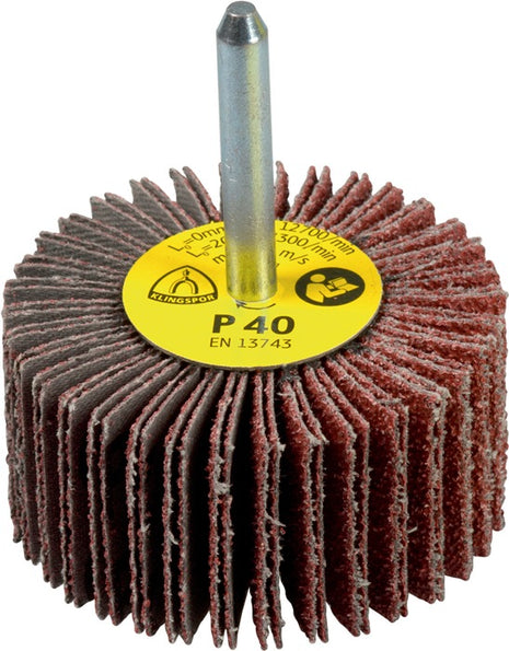 KLINGSPOR flap disc KM 613 Ø30xH15mm grit size 80 ( 4000844353 )