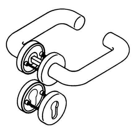 HEWI Feuerschutzgarnitur 111R11.230 Kunststoff 90 D/D ( 3000204648 )