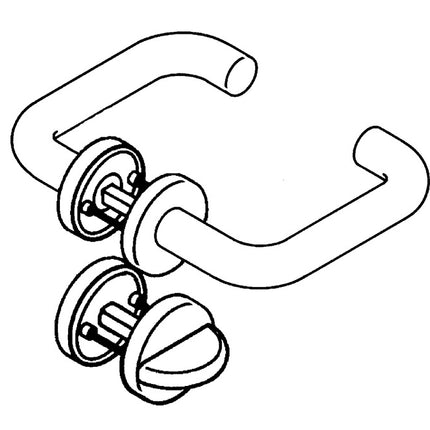 HEWI Rosettengarnitur 111PBR02.230 Polyamid 99 matt ( 3000207780 )