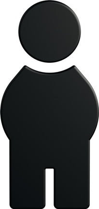 HEWI Simbolo uomo 801.91B010 Poliammide colore n. 90 ( 8000645314 )