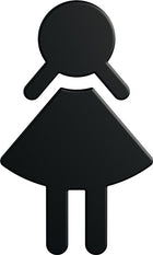 HEWI Symbol Frau 801.91B020 Poliammide colore n. 90 ( 8000645320 )