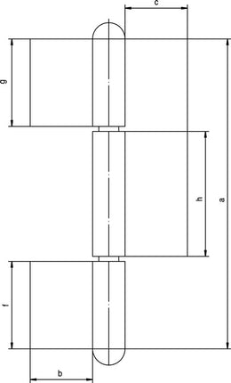 SIMONSWERK nastro da costruzione KO 8 lunghezza nastro 260 mm larghezza lembo 50 mm ( 3000255522 )