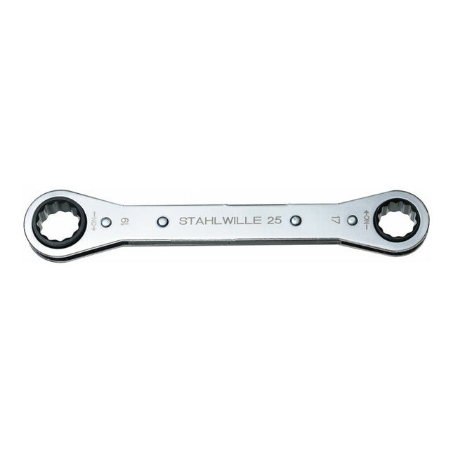 STAHLWILLE chiave ad anello a cricchetto 25 17 x 19 mm ( 4000826140 )