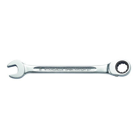 STAHLWILLE OPEN-RATCH 17 chiave a cricchetto aperta larghezza tra i piani 10 mm lunghezza 158 mm ( 4000826065 )