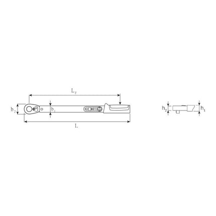 STAHLWILLE Clé dynamométrique 721/20 Quick 1/2 ″ 40 - 200 Nm ( 4000826604 )