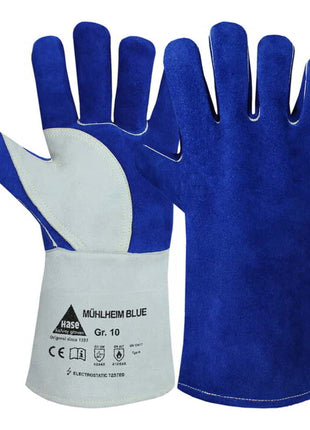 HASE welding gloves Mühlheim Blue size 12 blue/grey ( 8000606295 )