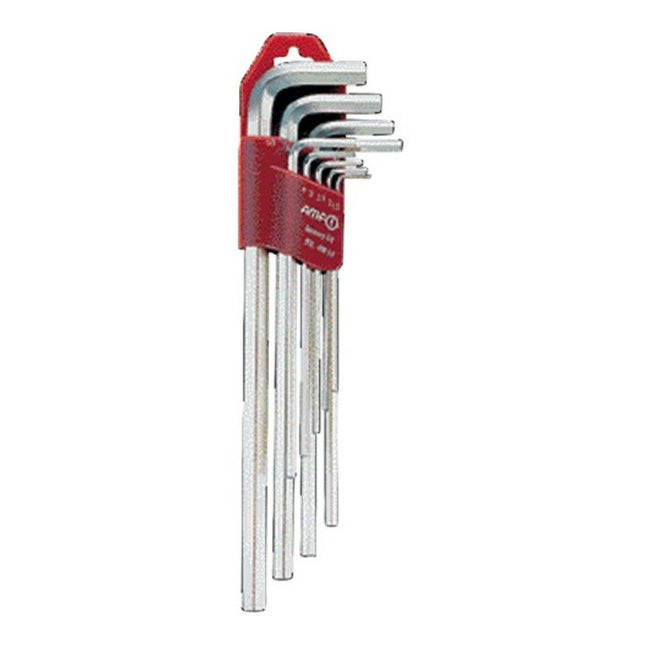 Set di chiavi esagonali a L AMF 911L-HM9D Supporto in plastica da 9 pezzi ( 4000825384 )