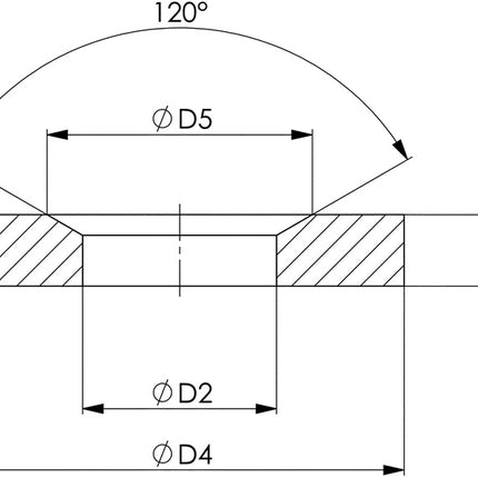 AMF Kegelpfanne DIN 6319G für Schrauben M12 ( 4000833448 )