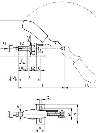 AMF push rod clamp no. 6841 size 5 ( 4000833519 )