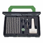 Set di numeri/lettere ad impatto KUKKO 333 da 115 pezzi con porta-tipo ( 4000871987 )