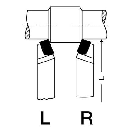 WILKE Outils à charioter DIN 4971 ISO1 20 x 20 mm ( 4118601652 )
