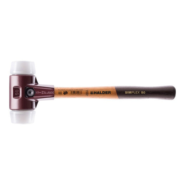 HALDER Maillet à frappe amortie SIMPLEX longueur 330 mm D. de la tête 40 mm ( 4000811710 )
