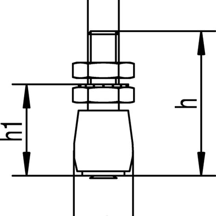 Galet de guidage HELM 549 S acier galvanisé, jaune ( 3000255957 )