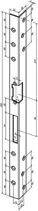 ASSA ABLOY Sicherheits-Winkelschließblech 312 Länge 500 mm Stärke 2 mm ( 3324034062 )