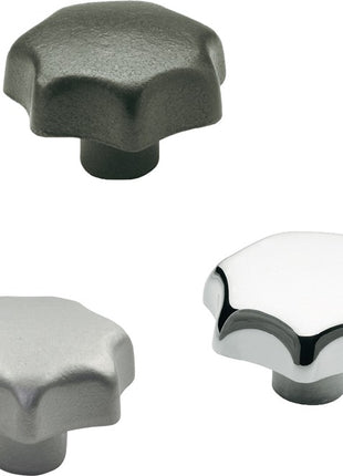 GANTER star knob DIN 6336 with threaded bush ( 4601000856 )