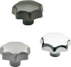 GANTER star knob DIN 6336 with threaded bush ( 4601000856 )