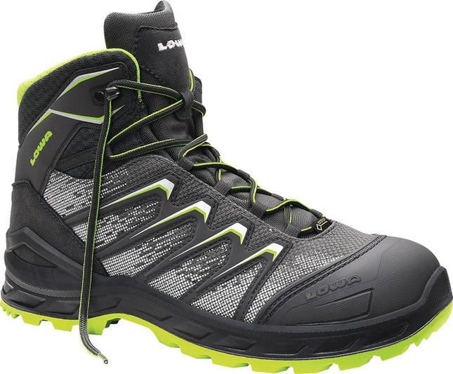 LOWA stivali di sicurezza Larrox Work GTX grigio Mid taglia 43 grigio/verde ( 8000469068 )