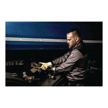 NITRAS Gant 03405 taille 9 blanc/jaune ( 8000636644 )