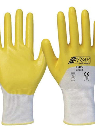 NITRAS Gant 03405 taille 11 blanc/jaune ( 8000636648 )