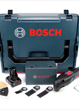 Bosch GOP 12V-Li Professional Akku Multi Cutter Multifunktionswerkzeug in L-Boxx + 1 x GBA 12 V 4,0 Ah Akku - Toolbrothers