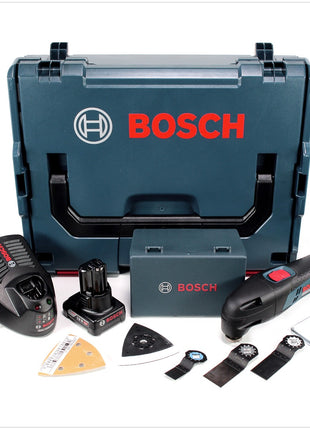 Bosch GOP 12V-Li Professional Akku Multi Cutter Multifunktionswerkzeug in L-Boxx + 1 x GBA 12 V 4,0 Ah Akku + 1 x GAL 1230 Ladegerät - Toolbrothers