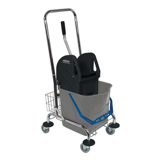 Carrello di pulizia SPRINTUS Secchio 1 x 27 l, pressa, cestino ( 9000472002 )