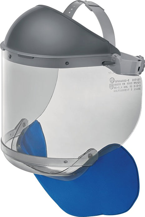 ASCHUA Protection faciale pour électricien GFKKH002-E PC, gris ( 4701030130 )