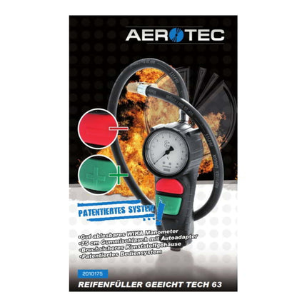 AEROTEC Contrôleur manuel de gonflage TECH 63 étalonné, avec fiche momentanée ( 4000898847 )