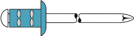 GESIPA Rivet POP PolyGrip® tige de rivet D. x l 3,2 x 8 mm ( 4000813624 )