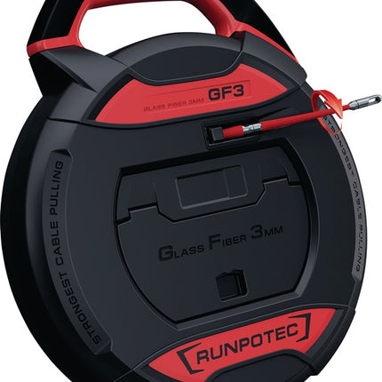 RUNPOTEC Kabeleinziehgerät GF3 Bandlänge 30 m Biegeradius 38 mm ( 4000818668 )