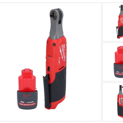 Milwaukee M12 FHIR14-251 cricchetto a batteria 12 V 47 Nm 1/4" brushless + 1x batteria ricaricabile 2,5 Ah - senza caricabatterie