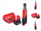 Cliquet à batterie Milwaukee M12 FHIR14-601 12 V 47 Nm 1/4