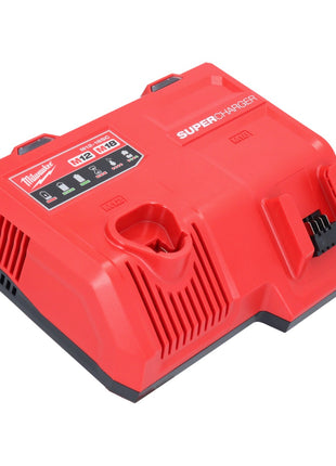 Caricabatterie rapido Milwaukee M12-18SC 12 V / 18 V 13,5 Ampere ( 4932471735 ) per batterie Li-Ion