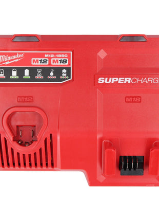 Caricabatterie rapido Milwaukee M12-18SC 12 V / 18 V 13,5 Ampere ( 4932471735 ) per batterie Li-Ion