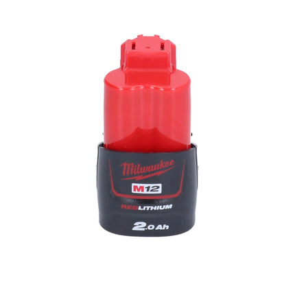 Milwaukee M12 PCG/310-201 Presse à cartouche sans fil 12 V 310 ml + 1 batterie 2,0 Ah - sans chargeur