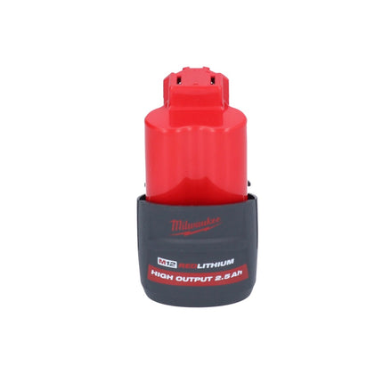 Milwaukee M12 PCG/310-251 Presse à cartouche sans fil 12 V 310 ml + 1x batterie 2,5 Ah - sans chargeur