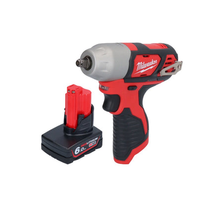 Avvitatore a impulsi a batteria Milwaukee M12 BIW38-601 12 V 135 Nm 3/8" + 1x batteria ricaricabile 6,0 Ah - senza caricabatterie