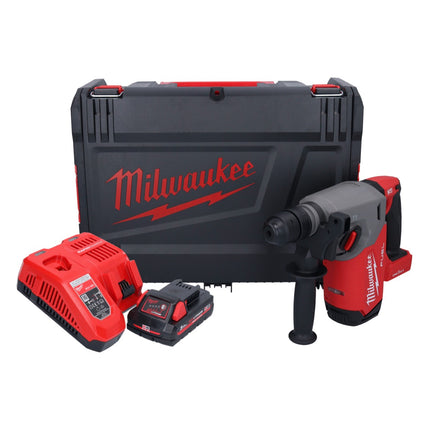 Milwaukee M18 ONEFHX-301X martello combinato a batteria 18 V 2,5 J SDS-Plus Brushless + 1x batteria ricaricabile 3,0 Ah + caricatore + scatola HD