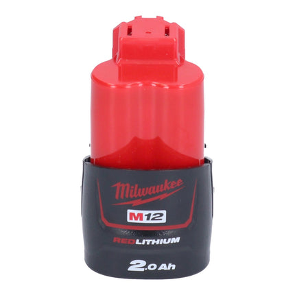 Milwaukee M12 FDSS-201X Akku Punktschleifer 12 V 88,8 x 63,5 mm Brushless + 1x Akku 2,0 Ah + HD-Box - ohne Ladegerät