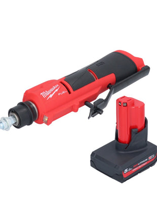 Milwaukee M12 FTB-501 Smerigliatrice a batteria 12 V 7/16" Hex Brushless + 1x batteria 5.0 Ah - senza caricabatterie