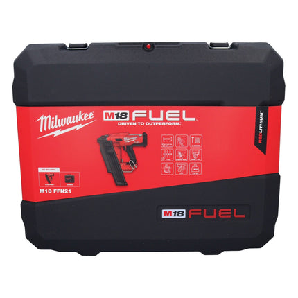 Milwaukee M18 FFN21-402C Akku Nagler 18 V 50 - 90 mm Brushless + 2x Akku 4,0 Ah + Ladegerät + Koffer