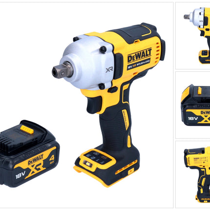 DeWalt DCF 892 N Akku Schlagschrauber 18 V 812 Nm 1/2" Brushless + 1x Akku 4,0 Ah - ohne Ladegerät