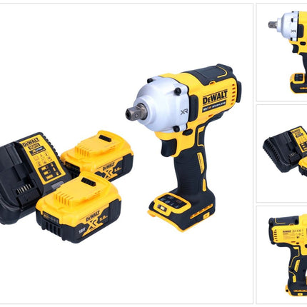 DeWalt DCF 892 P2 Clé à choc 18 V 812 Nm 1/2'' Brushless + 2x batterie 5,0 Ah + chargeur