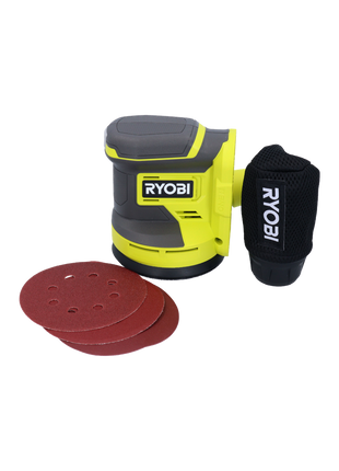 RYOBI RROS18-0 akumulatorowa szlifierka oscylacyjna solo 18 V 125 mm ( 5133005393 ) - bez akumulatora, bez ładowarki