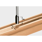 Festool HW S8 D18/30 fresa per scanalature 18 x 30 x 65 x 8 mm ( 490969 ) per frese OF 900, OF 1000, OF 1010, OF 1010 R, OF 1400, OF 2000, OF 2200