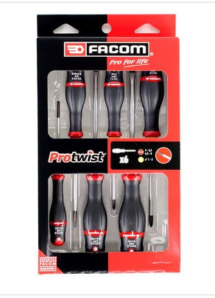 Facom ANP.J6PB Protwist Schraubendreher - Satz - 6 teilig - Toolbrothers