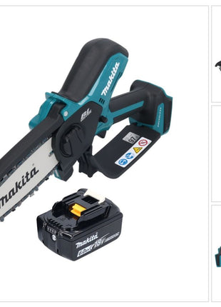 Makita DUC 150 G01 Cordless chainsaw 18 V 15 cm brushless + 1x battery 6.0 Ah - without charger