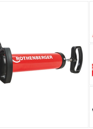 Rothenberger ROPUMP Super Plus + adapter k+l ( 072070X ) Suction pressure pipe cleaner hand pump
