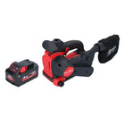 Milwaukee M18 FBTS75-551 Levigatrice a nastro a batteria 18 V 75 x 457 mm Brushless + 1x batteria 5,5 Ah - senza caricabatterie
