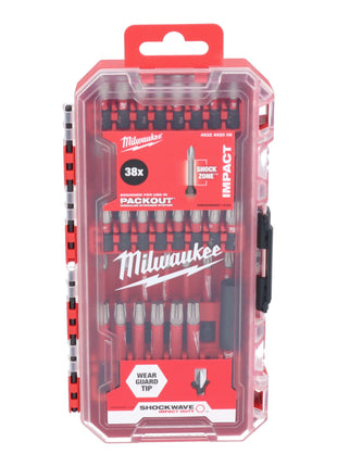 Milwaukee Shockwave Set di punte a percussione 38 pezzi ( 4932492009 ) PH / PZ / TX